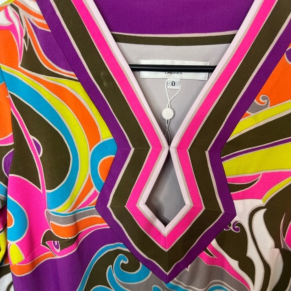 Trina Turk Kaylan Island Swirl Matte Jersey Dress – Size 0 - Picture 7 of 11